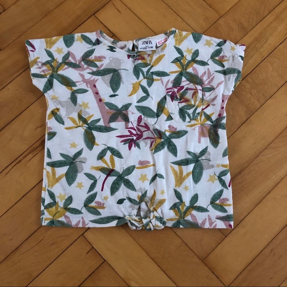 Zara Other - Safari tie knot Zara shirt